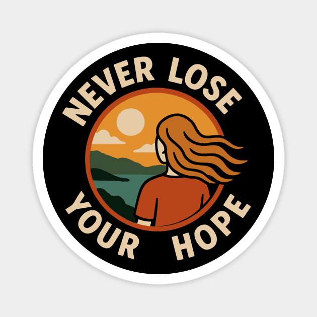 Never Lose your Hope Magnet by CreativeSage